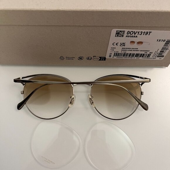 OLIVER PEOPLES AVIARA 52mm Optical in Bro Honey Gradient MSRP$539 CHIC &TIMELESS main image 6